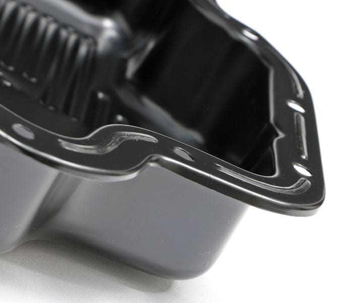 RTS RTS Transmission Oil Pan, Extra Capacity, Steel Ribbed, Black Powdercoated GM Chev Holden, TH400, Each RTS Transmission Oil Pan, Extra Capacity, Steel Ribbed, Black Powdercoated GM Chev Holden, TH400, Each Autofit