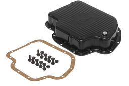 RTS RTS Transmission Oil Pan, Extra Capacity, Steel Ribbed, Black Powdercoated GM Chev Holden, TH400, Each RTS Transmission Oil Pan, Extra Capacity, Steel Ribbed, Black Powdercoated GM Chev Holden, TH400, Each Autofit