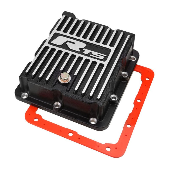 RTS RTS Transmission Pan, Deep, Aluminium, Finned Black Powdercoat, For Ford C-4, C10, Kit RTS Transmission Pan, Deep, Aluminium, Finned Black Powdercoat, For Ford C-4, C10, Kit Autofit
