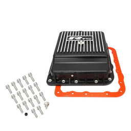 RTS RTS Transmission Pan, Deep, Aluminium, Finned Black Powdercoat, GM Holden Commodore VN-On, 700 R4, 4L60, 4L60E, 4L65E, Kit RTS Transmission Pan, Deep, Aluminium, Finned Black Powdercoat, GM Holden Commodore VN-On, 700 R4, 4L60, 4L60E, 4L65E, Kit Autofit