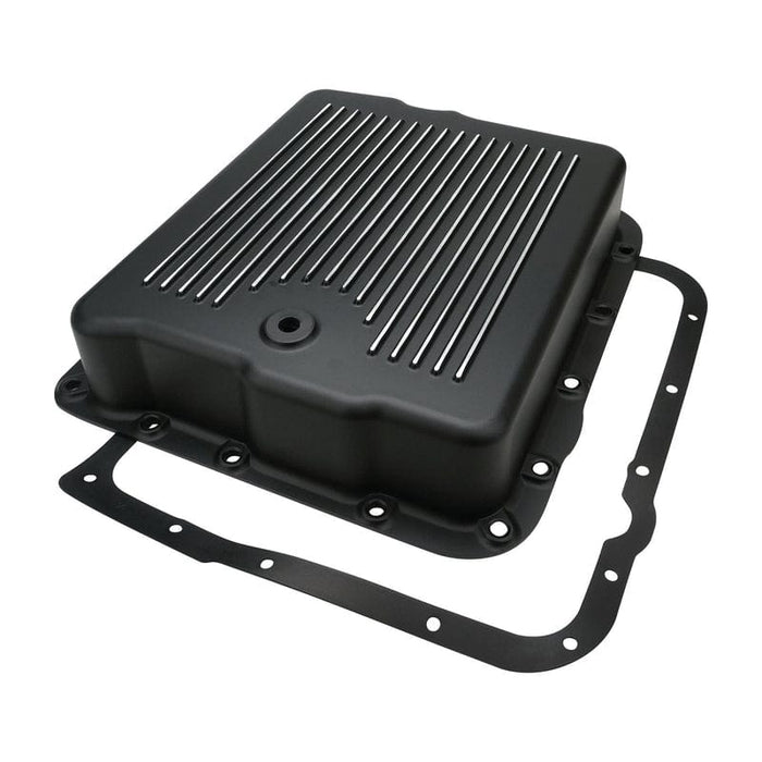 RTS RTS Transmission Pan, Extra Capacity, Cast Aluminium, Black/Machined Finned, Chev, Holden Commodore, 700R4, 4L60 , Each RTS Transmission Pan, Extra Capacity, Cast Aluminium, Black/Machined Finned, Chev, Holden Commodore, 700R4, 4L60 , Each Autofit