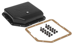RTS RTS Transmission Pan, Extra Capacity, Steel Ribbed, Black Powdercoated, GM Chev Holden, TH350, Each RTS Transmission Pan, Extra Capacity, Steel Ribbed, Black Powdercoated, GM Chev Holden, TH350, Each Autofit