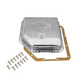 RTS RTS Transmission Pan, Extra Capacity, Steel Ribbed, Chrome, GM Chev Holden TH350, Each RTS Transmission Pan, Extra Capacity, Steel Ribbed, Chrome, GM Chev Holden TH350, Each Autofit