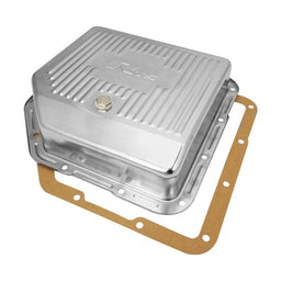 RTS RTS Transmission Pan, Extra Capacity, Steel Ribbed, Chrome, GM Chev Holden TH350, Each RTS Transmission Pan, Extra Capacity, Steel Ribbed, Chrome, GM Chev Holden TH350, Each Autofit