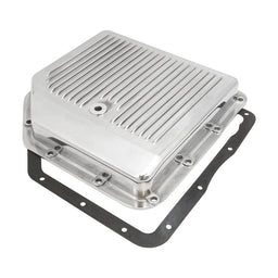 RTS RTS Transmission Pan, Stock Depth, Cast Aluminium, Polished, Finned, Chev For Holden TH350, Each RTS Transmission Pan, Stock Depth, Cast Aluminium, Polished, Finned, Chev For Holden TH350, Each Autofit
