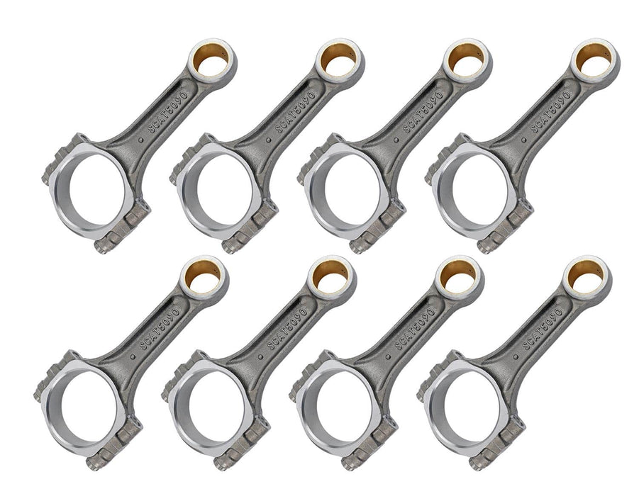 SCAT Engine Components Scat Stock Replacement I-Beam Connecting Rods 2-ICR5090 Autofit