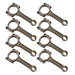 SCAT Engine Components Scat Stock Replacement I-Beam Connecting Rods 3-ICR5700 Autofit