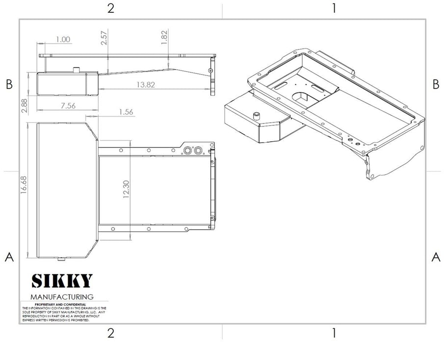 Sikky Manufacturing Summit Racing™ LS Engine Swap Kits 08-0197 Autofit