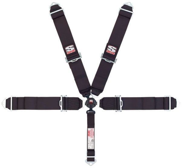 Simpson CAMLOCK BELT 5 POINT BLACK SI29110BKHR1X Autofit