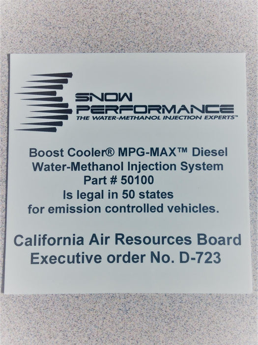 Snow Performance Snow Performance Boost Cooler Stage-3 Diesel Water/Methanol Injection Systems 50100-BRD Autofit