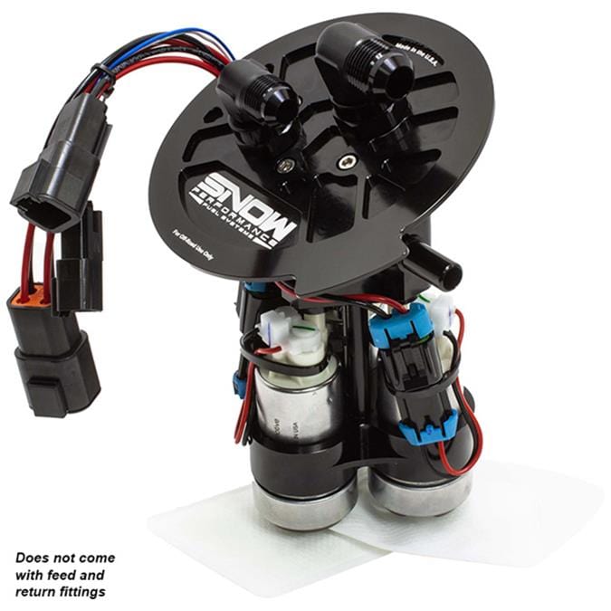 Snow Performance Snow Performance Mustang Billet Fuel Hats SNF-52601 Autofit