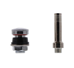 Street Pro Wheels Street Pro Tyre Valve, Flush Mount No-Show, Suit Large Valve Hole (15mm), Chrome Valve Stem, Bolt-on, Set of 2 Street Pro Tyre Valve, Flush Mount No-Show, Suit Large Valve Hole (15mm), Chrome Valve Stem, Bolt-on, Set of 2 Autofit