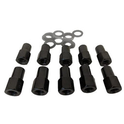 Street Pro Wheels Wheel Lug Nut Kit, Black 002 Streetpro Open End Mag, Length 1.46, 1/2, .700 shank, Set of 10 Wheel Lug Nut Kit, Black 002 Streetpro Open End Mag, Length 1.46, 1/2, .700 shank, Set of 10 Autofit