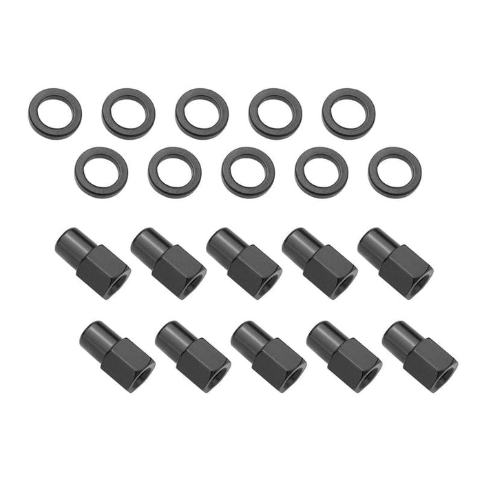 Street Pro Wheels Wheel Lug Nut Kit, Black 002 Streetpro Open End Mag, Length 1.46, 7/16, .700 shank, Set of 10 Wheel Lug Nut Kit, Black 002 Streetpro Open End Mag, Length 1.46, 7/16, .700 shank, Set of 10 Autofit