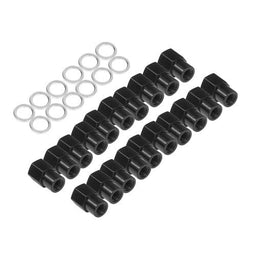 Street Pro Wheels Wheel Lug Nut kit, Black, Medium Mag, Length 1.38, 7/16, 0.55 Shank Set of 20 Wheel Lug Nut kit, Black, Medium Mag, Length 1.38, 7/16, 0.55 Shank Set of 20 Autofit