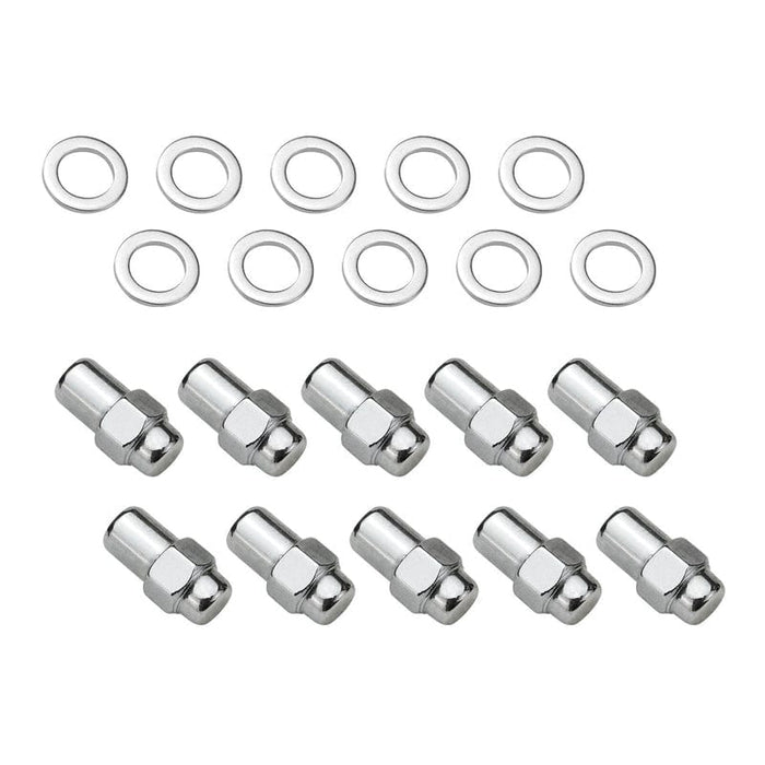 Street Pro Wheels Wheel Lug Nut Kit, Chrome 002 Streetpro Mag, Length 1.56, 7/16, .700 shank, Set of 10 Wheel Lug Nut Kit, Chrome 002 Streetpro Mag, Length 1.56, 7/16, .700 shank, Set of 10 Autofit