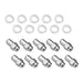 Street Pro Wheels Wheel Lug Nut Kit, Chrome 002 Streetpro Mag, Length 1.56, 7/16, .700 shank, Set of 10 Wheel Lug Nut Kit, Chrome 002 Streetpro Mag, Length 1.56, 7/16, .700 shank, Set of 10 Autofit