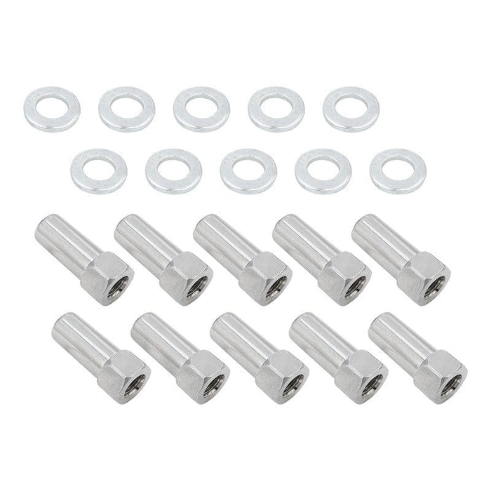 Street Pro Wheels Wheel Lug Nut Kit, Chrome, Cragar, Weld, SST Open End Mag, Length, 1.91, 1/2', 1.380 inch Shank, Set of 10 Wheel Lug Nut Kit, Chrome, Cragar, Weld, SST Open End Mag, Length, 1.91, 1/2', 1.380 inch Shank, Set of 10 Autofit