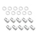 Street Pro Wheels Wheel Lug Nut Kit,, Chrome Dome Medium Mag, Length 1.38, 1/2, 0.55 Shank, Set of 10 Wheel Lug Nut Kit,, Chrome Dome Medium Mag, Length 1.38, 1/2, 0.55 Shank, Set of 10 Autofit