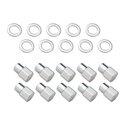 Street Pro Wheels Wheel Lug Nut Kit,, Chrome Dome Medium Mag, Length 1.38, 12 x 1.5, 0.55 Shank, Set of 10 Wheel Lug Nut Kit,, Chrome Dome Medium Mag, Length 1.38, 12 x 1.5, 0.55 Shank, Set of 10 Autofit