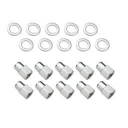 Street Pro Wheels Wheel Lug Nut Kit,, Chrome Open End, Medium Mag, Length 1.38, 1/2', 0.55 Shank, Set of 10 Wheel Lug Nut Kit,, Chrome Open End, Medium Mag, Length 1.38, 1/2', 0.55 Shank, Set of 10 Autofit