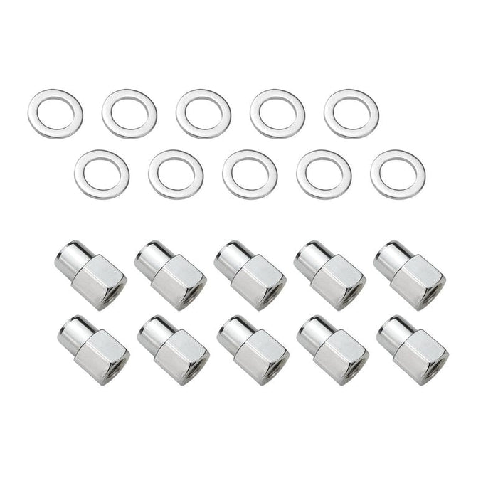 Street Pro Wheels Wheel Lug Nut Kit,, Chrome Open End, Medium Mag, Length 1.38, 1/2', 0.55 Shank, Set of 10 Wheel Lug Nut Kit,, Chrome Open End, Medium Mag, Length 1.38, 1/2', 0.55 Shank, Set of 10 Autofit