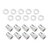 Street Pro Wheels Wheel Lug Nut Kit,, Chrome Open End, Medium Mag, Length 1.38, 1/2', 0.55 Shank, Set of 10 Wheel Lug Nut Kit,, Chrome Open End, Medium Mag, Length 1.38, 1/2', 0.55 Shank, Set of 10 Autofit