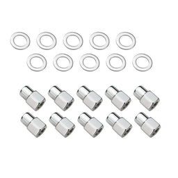 Street Pro Wheels Wheel Lug Nut Kit,, Chrome Open End, Medium Mag, Length 1.38, 7/16, 0.55 Shank, Set of 10 Wheel Lug Nut Kit,, Chrome Open End, Medium Mag, Length 1.38, 7/16, 0.55 Shank, Set of 10 Autofit