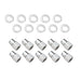 Street Pro Wheels Wheel Lug Nut Kit,, Chrome Open End, Medium Mag, Length 1.38, 7/16, 0.55 Shank, Set of 10 Wheel Lug Nut Kit,, Chrome Open End, Medium Mag, Length 1.38, 7/16, 0.55 Shank, Set of 10 Autofit