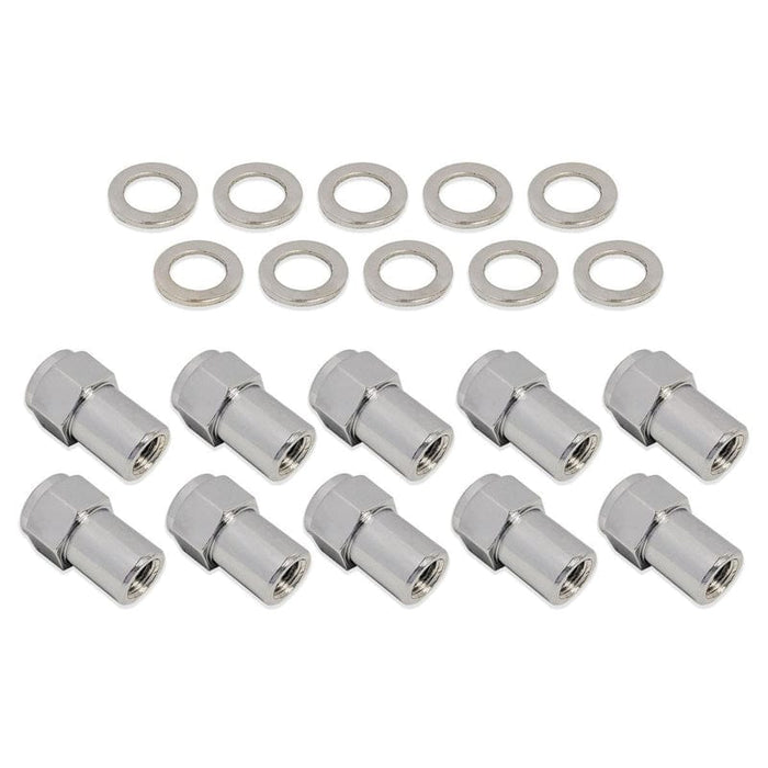 Street Pro Wheels Wheel Lug Nut Kit,, Chrome, Street Pro 005, Length 1.50, 7/16 inch, .800 Shank, Set of 10 Wheel Lug Nut Kit,, Chrome, Street Pro 005, Length 1.50, 7/16 inch, .800 Shank, Set of 10 Autofit