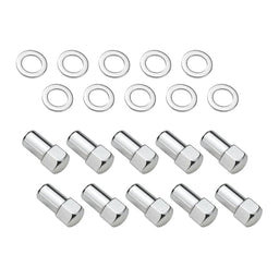 Street Pro Wheels Wheel Lug Nut Kit Chrome, Street Pro 007 Dome head, length 1.70, 1/2, 1.00 inch shank, Set of 10 Wheel Lug Nut Kit Chrome, Street Pro 007 Dome head, length 1.70, 1/2, 1.00 inch shank, Set of 10 Autofit