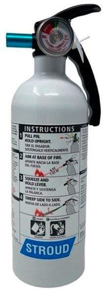 Stroud Stroud Stroud 2 lb. Lightweight Hand Held Fire Suppression Bottle (SS9100) Autofit