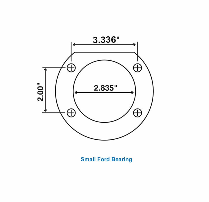 Summit Racing Summit Racing™ Rear Drum-to-Disc Brake Conversion Kits SUM-BK1626 Autofit