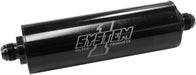 System One System One System One Long Billet In-Line Fuel Filter, Black (SY202-202408-B) Autofit