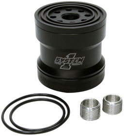 SYSTEMONE Short Billet Oil Filter 75 Micron, Universal Thread 3-3/4 x 3-3/4 SY209-371B Autofit