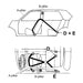 Takata Harnesses Takata DRIFT III Seat Belts TR 70003US-0 Autofit