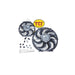 TCI Auto TCI Reversible Electric Fan Kits 827450 Autofit