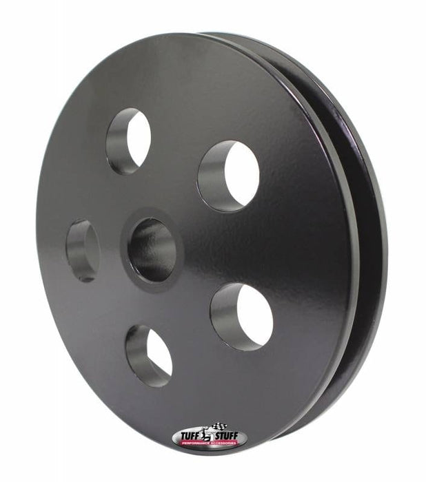 TUFFSTUFF Single V-Groove Power Steering Pully, Black Single V-Groove Power Steering Pully, Black Autofit