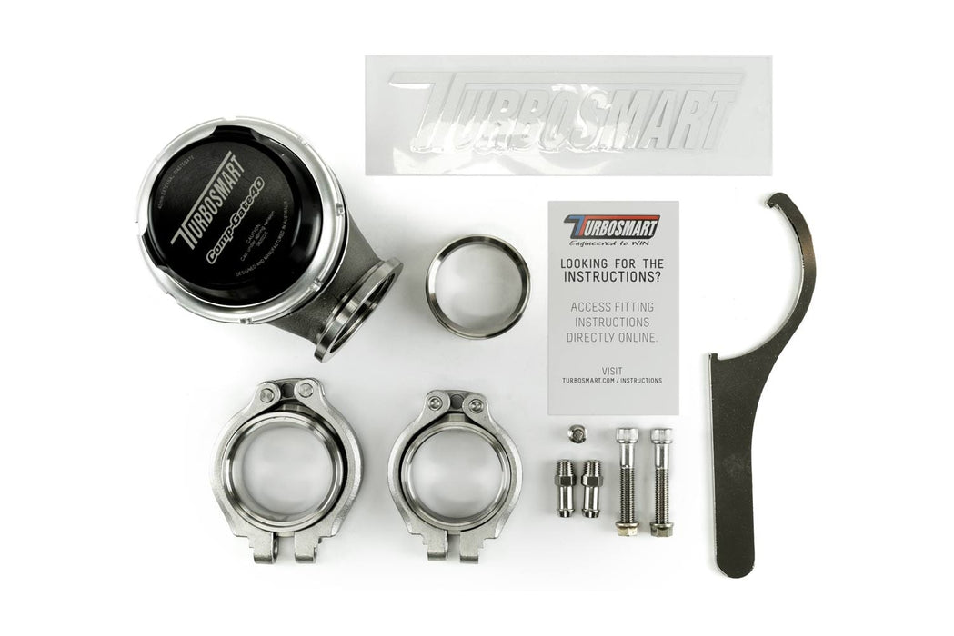 Turbosmart Black Finish WG40 CompGate 40mm External Wastegate 7psi TS-0505-1006 Autofit