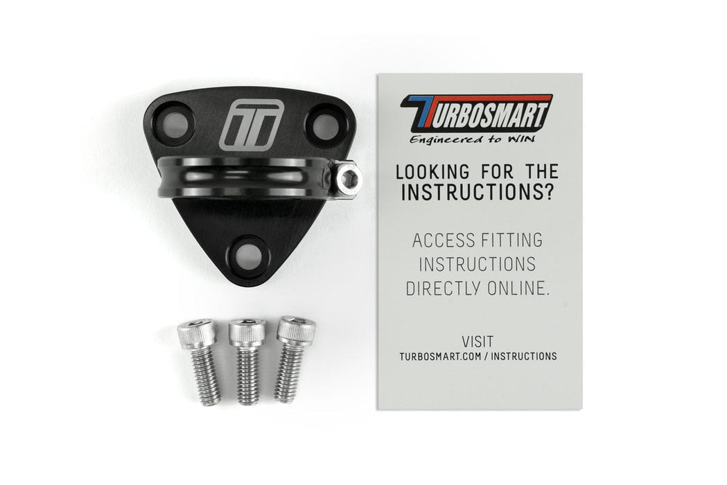Turbosmart Turbosmart Oil Pressure Regulator (V2) Billet Bracket V2 Turbo Oil Pressure Regulator Billet Mounting Bracket, Black TS-0801-3002 Autofit