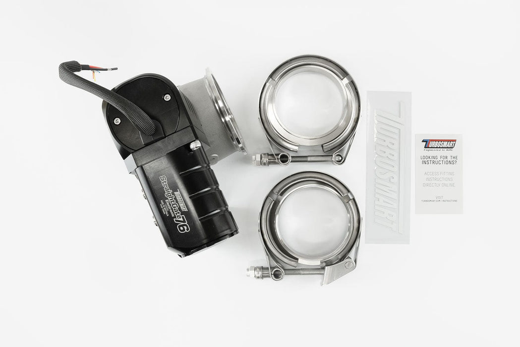 TURBOSMART WASTEGATES Turbosmart Electronic StraightGate76 ESG76 External Wastegate Autofit