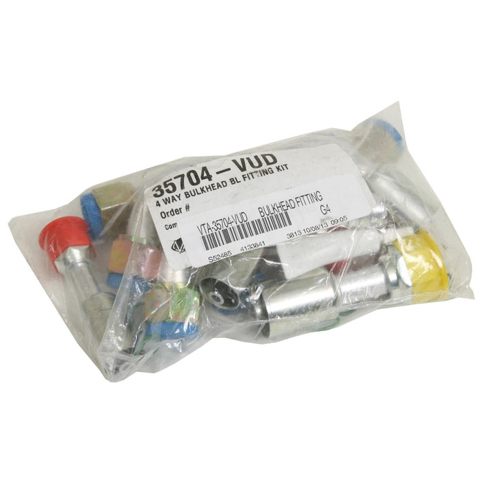 Vintage Air Vintage Air 4-Way Bulkhead Fitting Kits 35704-VUD Autofit