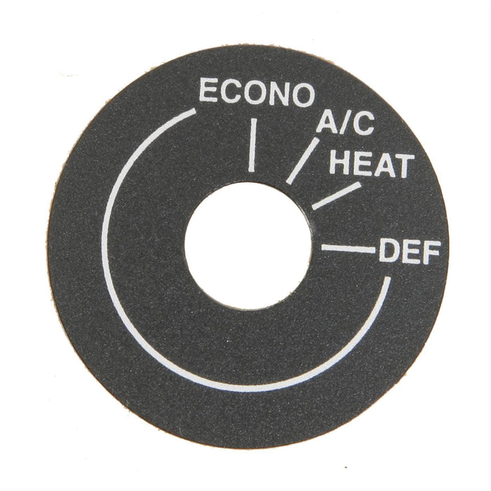 Vintage Air Vintage Air Climate Control Decals 20559-VUP Autofit