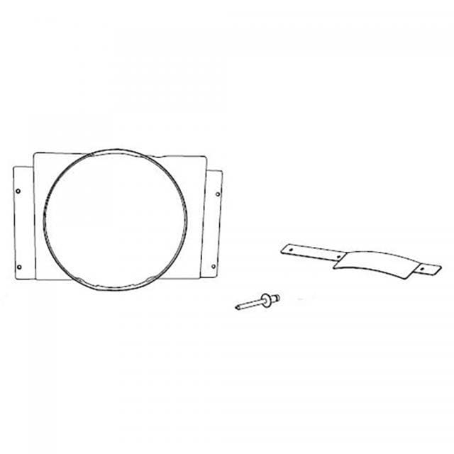 Vintage Air Vintage Air Fan Shrouds 370165 Autofit