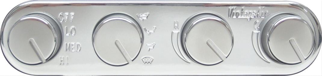 Vintage Air Vintage Air Gen-II Streamline 4-Knob Panels 491200-RUA Autofit