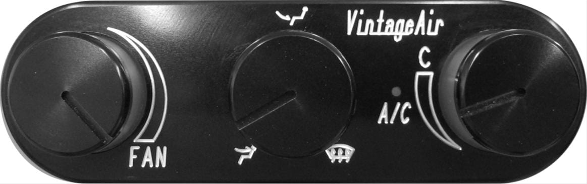 Vintage Air Vintage Air Gen-IV ProLine 3-Knob Control Panels 491223-RUA Autofit