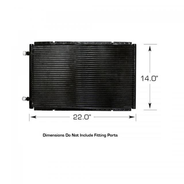 Vintage Air Vintage Air SuperFlow Horizontal Condensers 03262-VUC Autofit