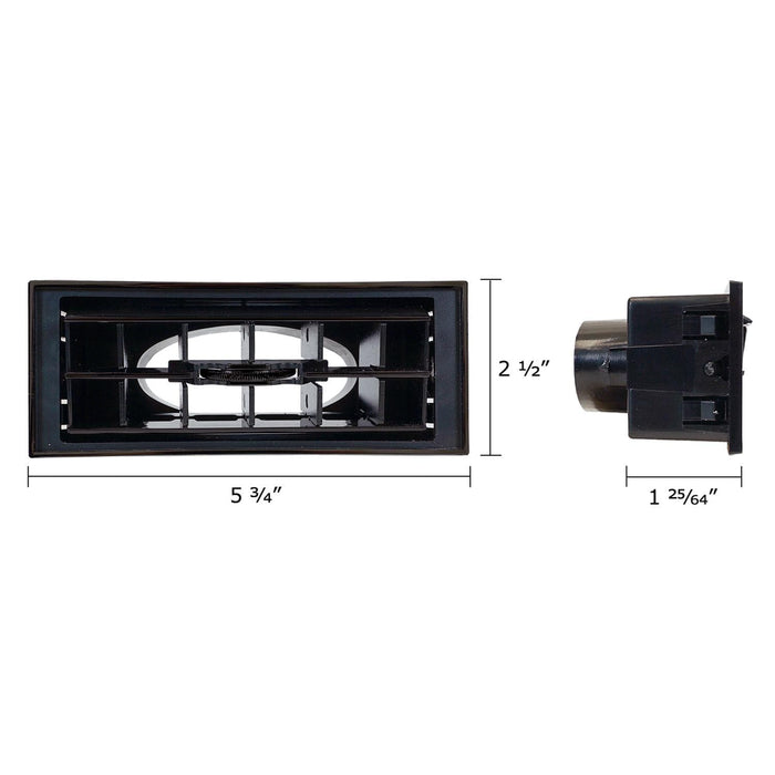 Vintage Air Vintage Air Underdash Louver Pods 491794 Autofit