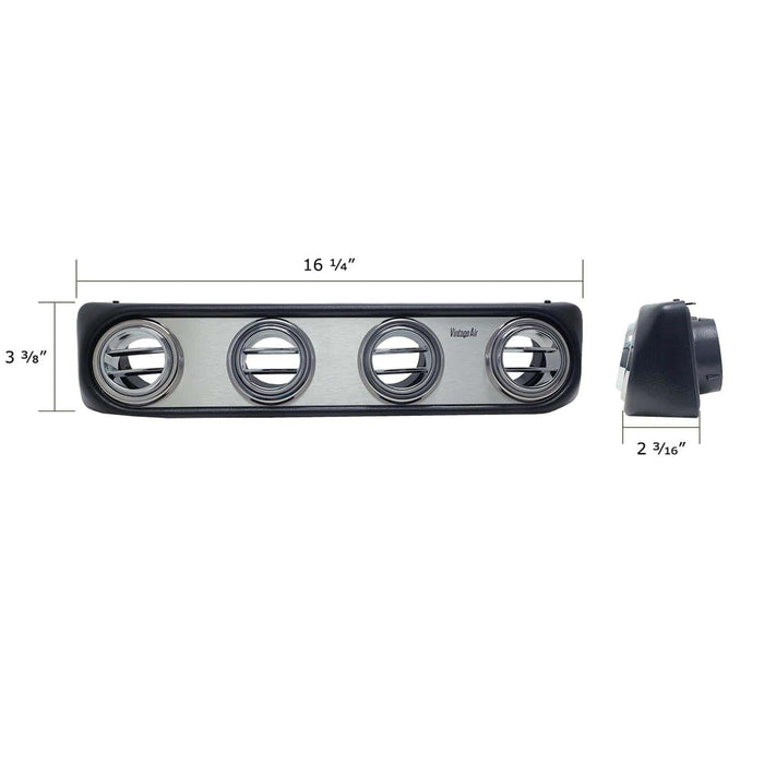 Vintage Air Vintage Air Underdash Louver Pods 620007 Autofit