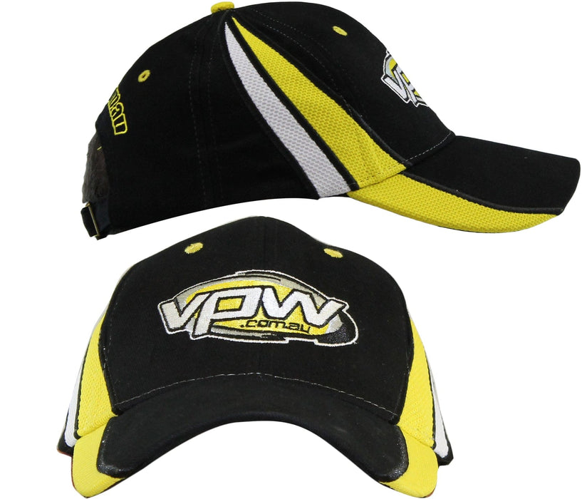 VPW VPW Baseball Cap Black and Yellow VPW Baseball Cap Black and Yellow Autofit